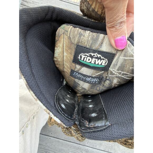 Men\'s TideWe Hunting Boot Insulated 400G 600D Durable Nylon Camo waterproof -11D main image 12